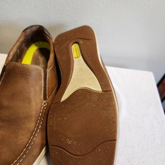 Florsheim Brown Leather Moccasin Style Casual Loafers- Size 11 - Picture 8 of 9